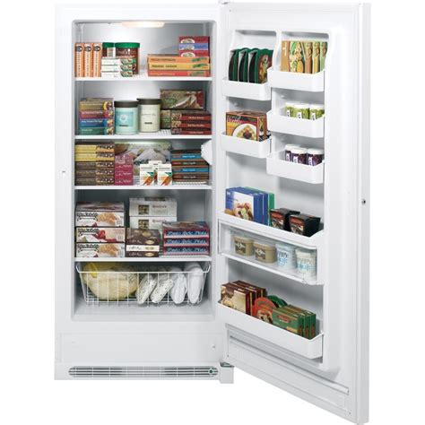 Shop Ge 209 Cu Ft Upright Freezer White At