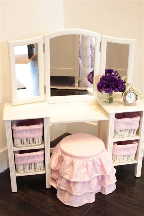 Fortunately, there are lots of cool organizing solutions for kids room, and you can diy some of the best of them. pottery barn kids- dreamed for this kind of vanity set ...