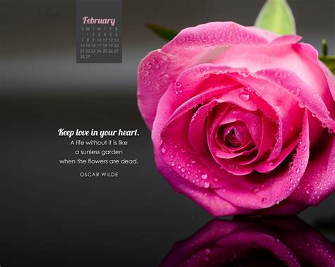 Please contact us if you want to publish a february wallpaper on our site. February 2016 - Oscar Wilde Desktop Calendar- Free ...
