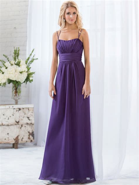Shop our stunning collection of lux chiffon bridesmaid dresses in a wide range of sizes, styles and colors. 2015 Charming Long Chiffon Purple Bridesmaid Dresses ...