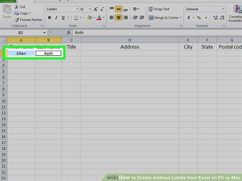 How To Create Address Labels From Excel On Pc Or Mac