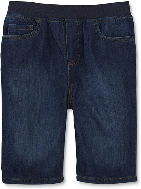 K Mart Boys Jean Shorts By Basic Editions Pull On Elastic Waist