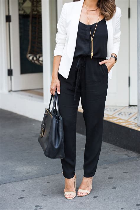 How To Style A Jumpsuit For Work Olivia Jeanette