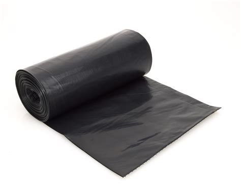 Bag 100 Black Plastic Bin Refuse Bags On Roll 200