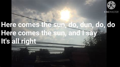 Here Comes The Sun The Beatles Lyrics Youtube