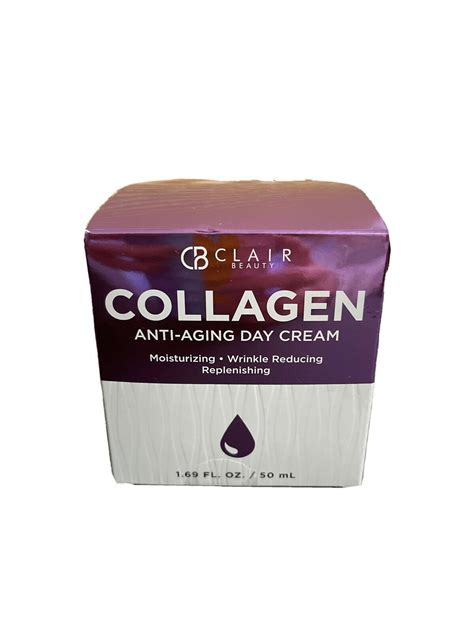 Clair Beauty Collagen Anti Aging Moisturizing Day Cream 169 Fl Oz 50
