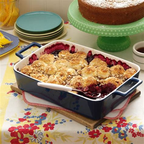 Blueberry Apple Cobbler With Almond Topping Recipe How To Make It