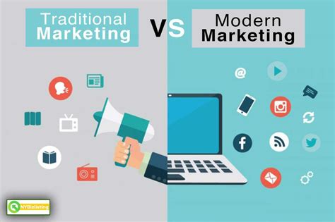 Modern Marketing Vs Traditional Marketing Nybizlisting