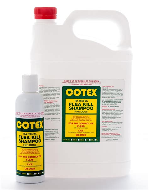 Cotex TEA TREE OIL FLEA KILL SHAMPOO for Dogs 1L - Coat Care, Shampoo