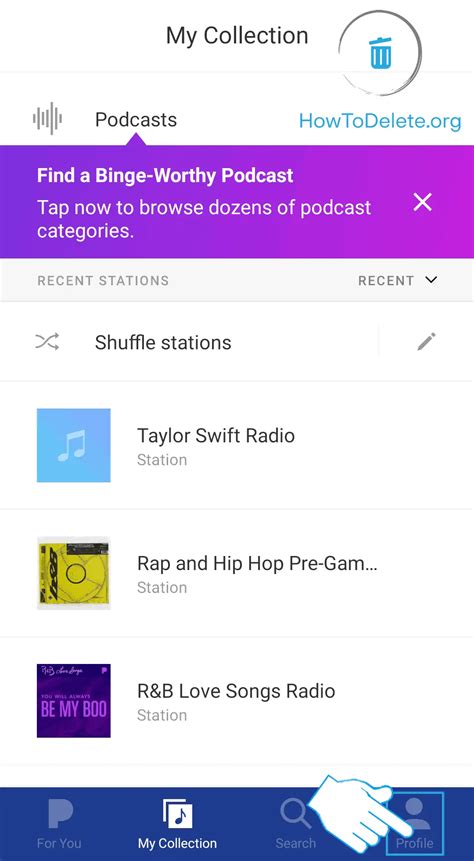 How To Delete Stations On Pandora Free Up Space For New Station