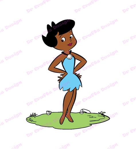 Betty Rubble The Flintstones African American Svg 1 Svg Dxf Cricut