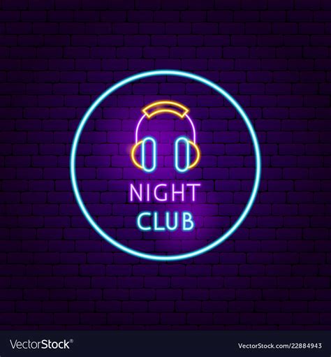 Night Club Neon Sign Royalty Free Vector Image