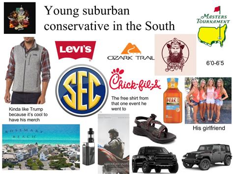 Young Suburban Conservative Starter Pack Rstarterpacks