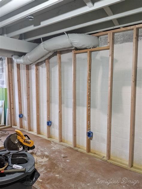 Basement finishing university teaches you how to frame a basement with basement framing videos. Tips for Framing Basement Walls in 2020 | Framing basement ...