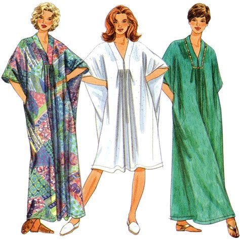 Misses Caftan Simplicity Sewing Pattern 8877 Sew Essential Dress