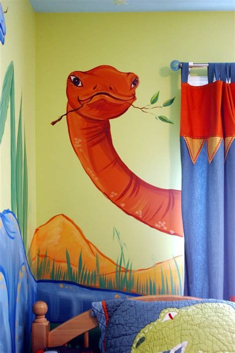 Your little boy is now acting independently and would love to do things on his own. dinosaur crib mobile best boys bedroom curtains ideas on ...