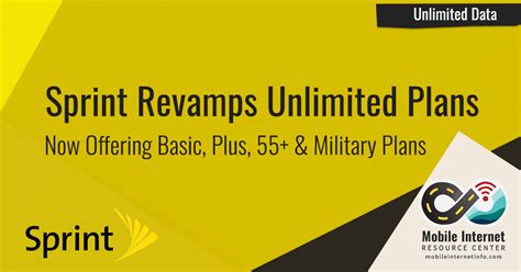 Sprint Revamps Unlimited Plans Adds 55 And Military Mobile