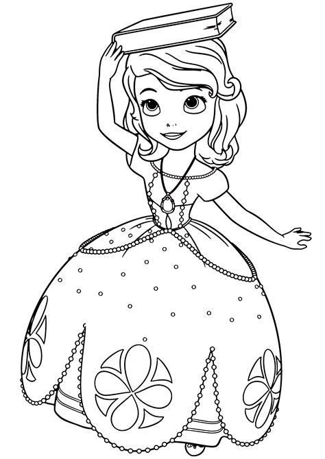 Printable Sofia The First Coloring Pages Print Color Craft