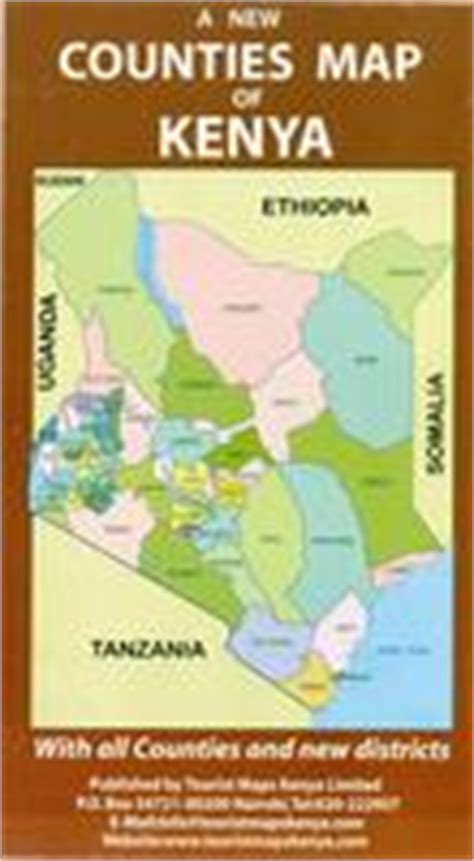 Counties in kenya came into effect in 2013 after the promulgation of the new constitutions and their map is exactly that of the original districts as they were before then. Kenya Counties