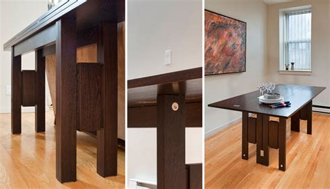 For any location except the back of a sofa, a console table's height and width can be whatever suits your space best. Transformer Table | Transformer Furniture | Infusion Furniture