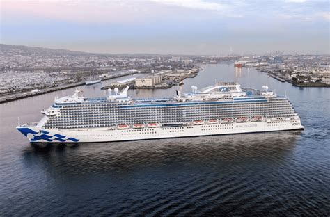 New Princess Cruise Ship Arrives On The West Coast