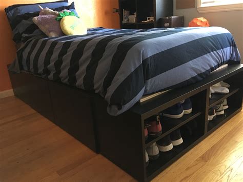 One of my favorite things from there is the kallax cube storage unit. IKEA Hack: Twin XL Bed with Storage | Food in the Kitchen ...