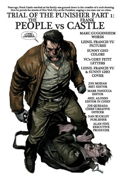 Preview Punisher The Trial Of The Punisher 1 Comic Book Preview