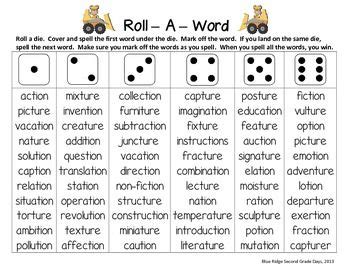 Check spelling or type a new query. Word Work Construction: -Tion and -Ture Word Work ...