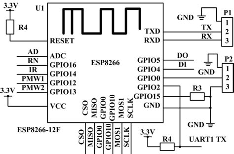 Circuit Connection Diagram Of Esp8266 Wi Fi Module Download