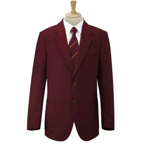 Maroon Wool School Uniform Full Sleeve Blazer At Rs 450 In Ghaziabad