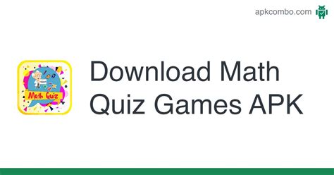Math Quiz Games Apk Android App Free Download