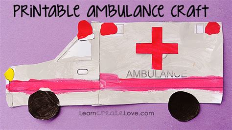 Printable Ambulance Craft