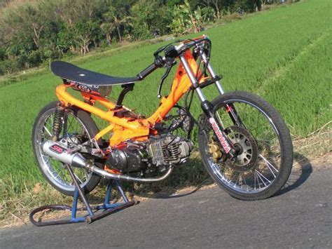 Gambar modifikasi jupiter z road race paling sporty dan keren. drag style