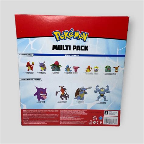 Buy Pokemon Multi Pack 10 Battle Feature Action Figures Jazwares Gengar