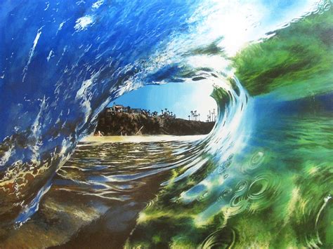 These Incredible Wave Paintings Are Sublimely Lit Creators