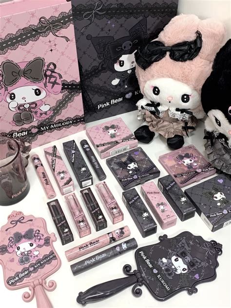Pink Bear X Sanrio Cosmetics Kuromi My Melody Room Twoo