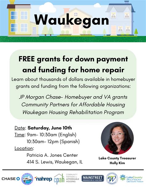 Calendar • Waukegan Free Grants For Down Payment