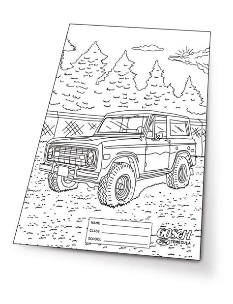 Bronco Coloring Contest – Education First Program