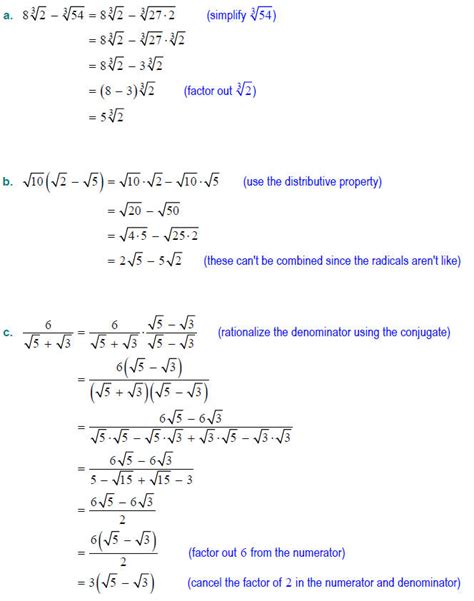 Adding Radical Expressions Algebra Helper