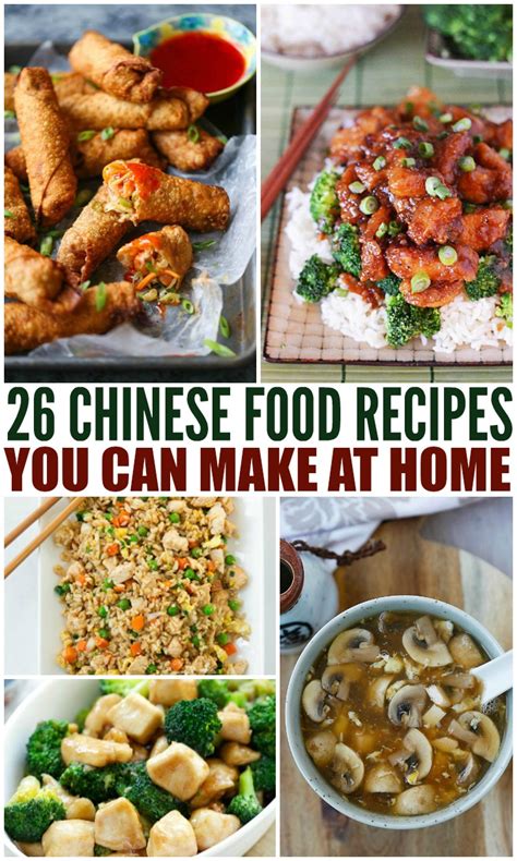 26 Chinese Food Recipes You Can Make At Home Mamanista