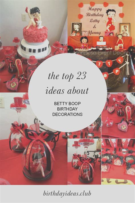 Betty Boop Decorations Party City Home Decor Ideas