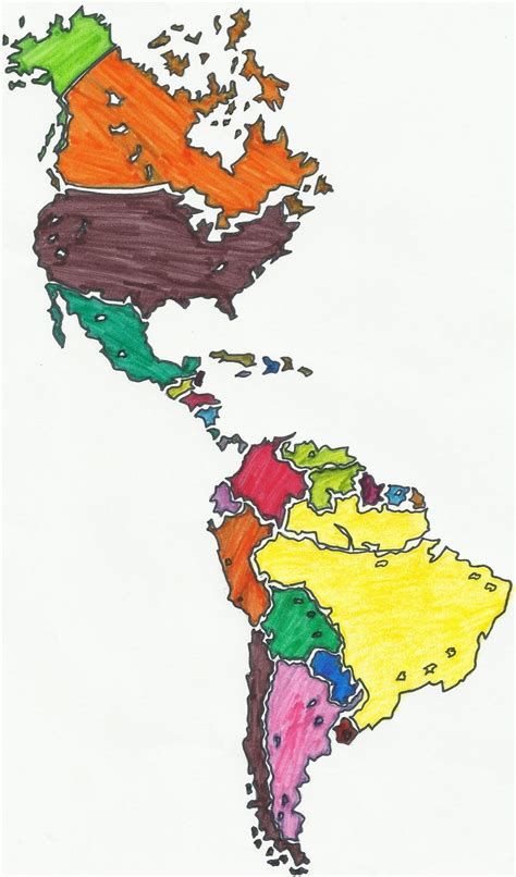 Imagen De El Mapa Del Continente Americano Imagui Vrogue Co