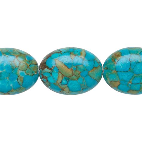 Bead Mosaic Turquoise Magnesite Dyed Assembled Blue X Mm