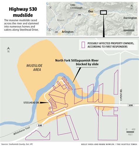 Update On The Massive Mudslide In Washington Aerial Views Of The Area Before And After The