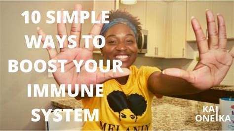 10 Simple Ways To Boost Your Immune System Youtube