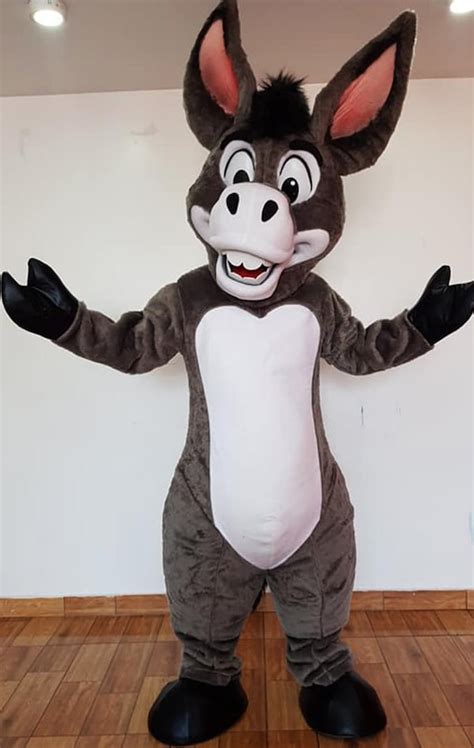Donkey Mascot Costume Adult Donkey Costume For Sale Etsy