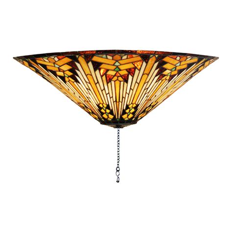 Shop ceiling fans online or locate a dealer near you! Shop Meyda Tiffany 3-Light Nuevo Mission Ceiling Fan Light ...