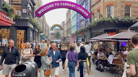 London City Walk 4k Hdr London Walking Tour Carnaby Street Full