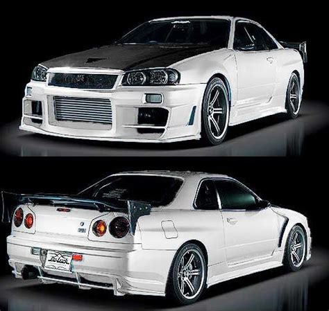 Midnight Garage Bodykit Centre Nissan Skyline R34 Do Luck Bodykit