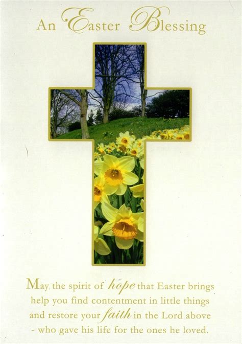 An Easter Blessing Traditional Religious Art Greeting Card Greetings